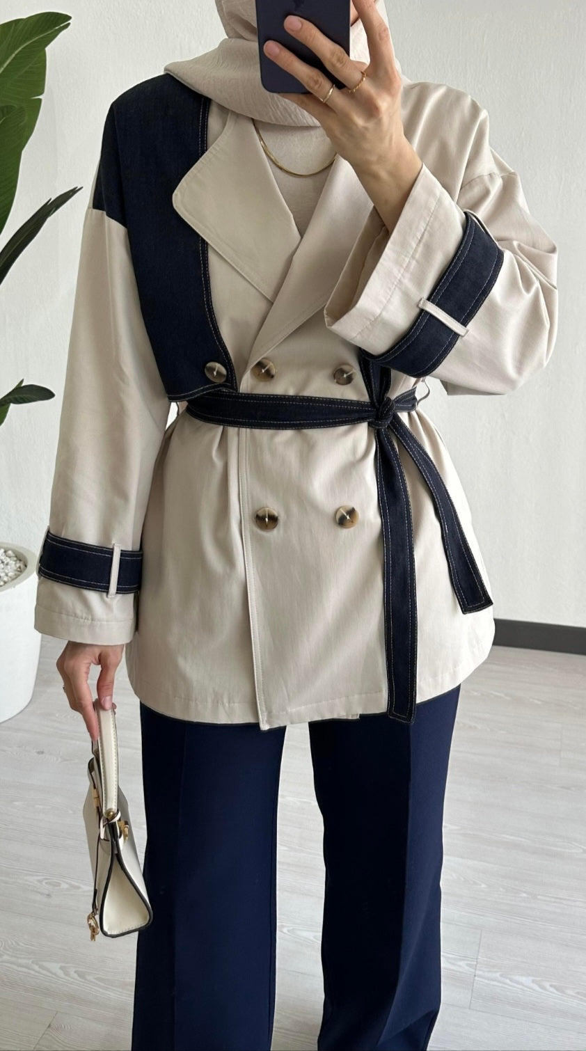 ✨ ترانش كلاسيك مودرن بتفاصيل جينز