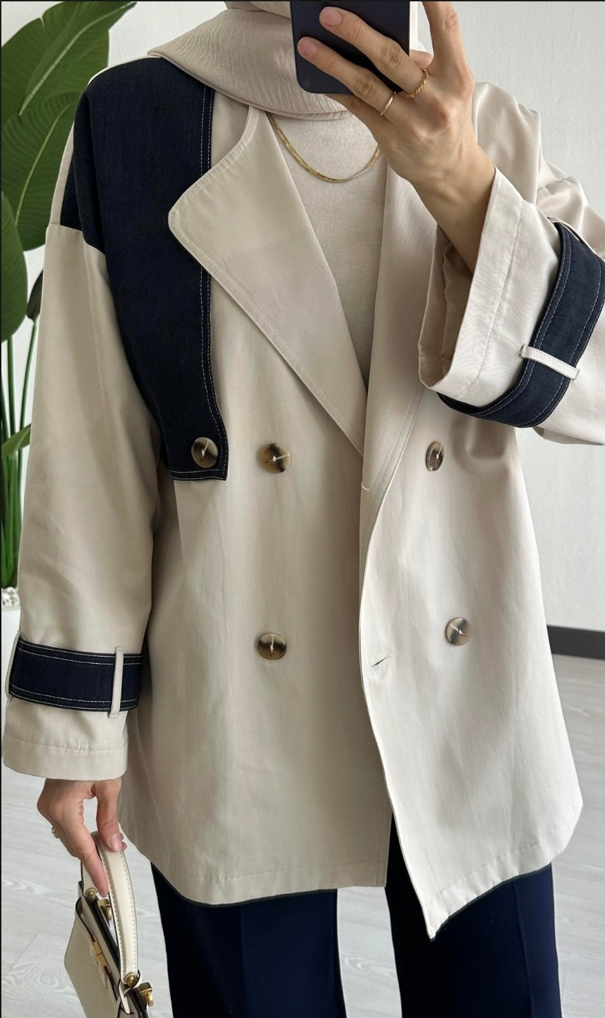 ✨ ترانش كلاسيك مودرن بتفاصيل جينز