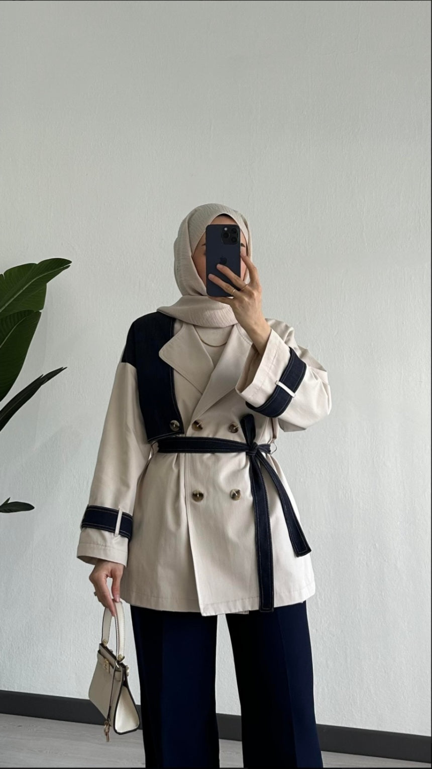 ✨ ترانش كلاسيك مودرن بتفاصيل جينز